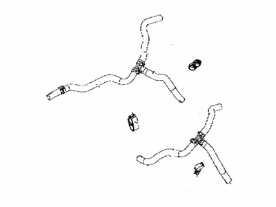 Toyota 87209-0E150 Hose Sub-Assembly, Water