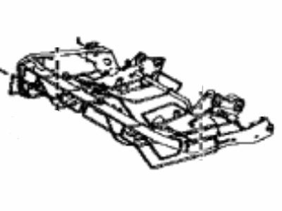 Toyota 71015-0E070 Frame Sub-Assembly, Rear Seat