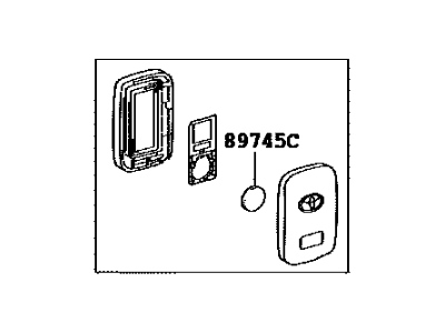 2019 Toyota Sequoia Car Key - 89904-0E092