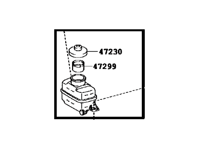 Toyota 47220-48220 Reservoir Assembly, Mast