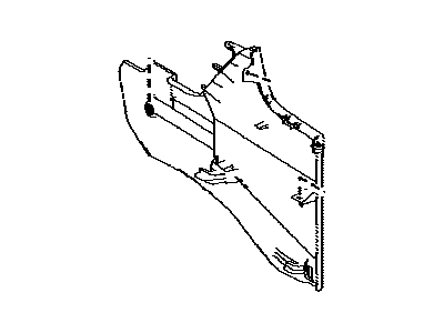 Toyota 58817-0E040-A0 Insert, Console Box