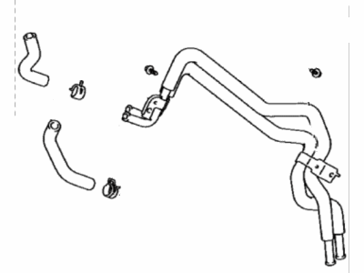 Toyota 87207-0E040 Pipe & Hose Sub-Assembly