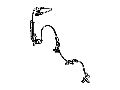 Toyota 89542-0E080 Sensor, Speed, Front RH