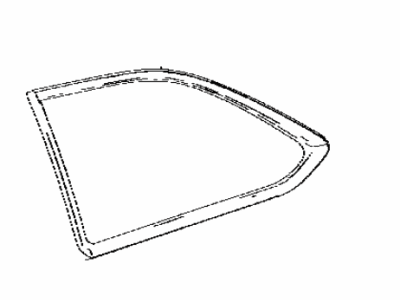 Toyota 62720-0E240 Window Assembly, Quarter