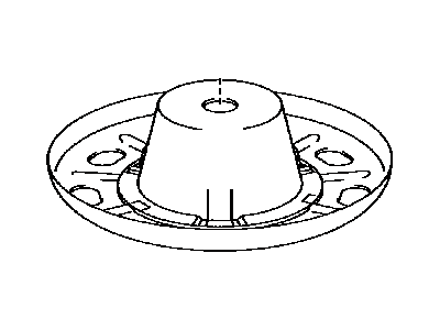 Toyota 51939-0E031 Cover, Spare Wheel Carrier Lock