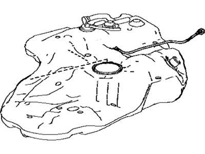 Toyota 77001-0E100 Tank Sub-Assembly, Fuel