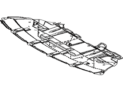 2014 Toyota Highlander Engine Cover - 51441-0E090