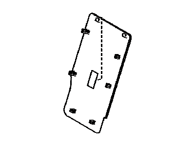 Toyota 71880-0E100-C0 Carpet Assembly, Rear Seat