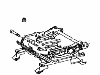 Toyota 72020-0E080 ADJUSTER Assembly, Front Seat