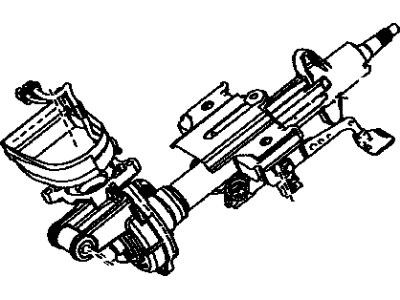 2016 Toyota Highlander Steering Column - 4520A-0E010