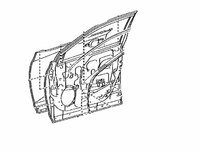 Toyota 67002-0E110 Panel Sub-Assembly, Front D