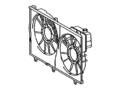 Toyota 16711-0P250 SHROUD, Fan