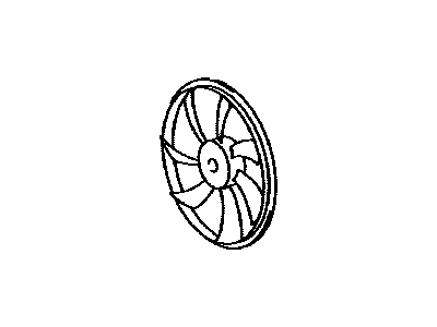 Toyota Sienna Cooling Fan Assembly - 16361-0P180