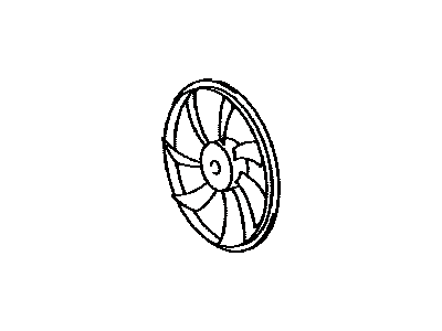 Toyota Sienna Fan Blade - 16361-0P180