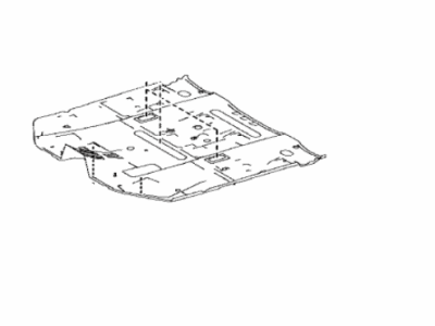 Toyota 58111-0E915 Pan, Front Floor L/WELD