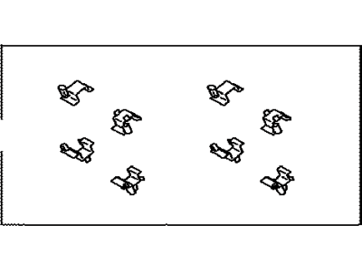 Toyota 04948-47020 Fitting Kit, Disc Brake