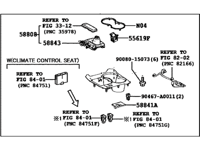 Toyota 58804-0E440-C0 Panel Sub-Assembly, Cons