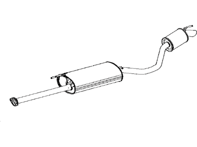 2015 Toyota Highlander Exhaust Pipe - 17430-0V300