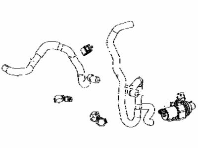 Toyota Highlander Water Pump - 87200-0E060