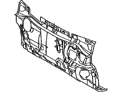 Toyota 55101-33350 Panel Sub-Assembly, Dash