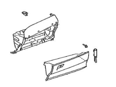 Toyota 55303-33160-E0 Panel Sub-Assy, Instrument, Lower