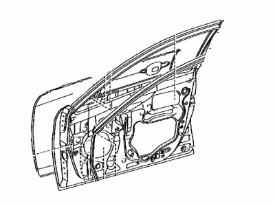 Toyota 67001-33160 Panel Sub-Assembly, Front D