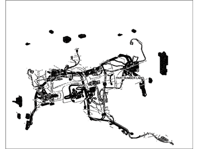 Toyota 82141-33K71 Wire, Instrument Panel