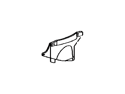 Toyota 53736-28020 Seal, Front Fender Apron, RH