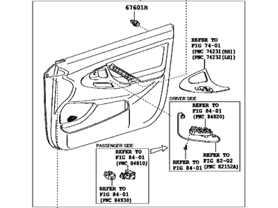 Toyota 67620-33D20-E0 Panel Assembly, Front Door