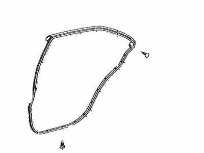 2010 Toyota Camry Door Seal - 67871-06040