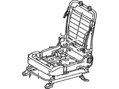 Toyota 71110-33210 Frame Assembly, Front Seat