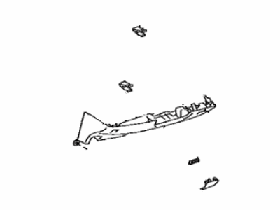 Toyota 55302-33140-E0 Panel, Instrument Panel Finish, Lower RH