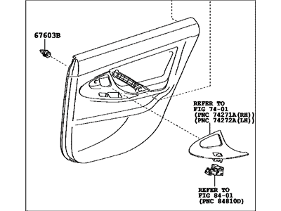 Toyota 67640-33750-B0 Panel Assembly, Rear Door