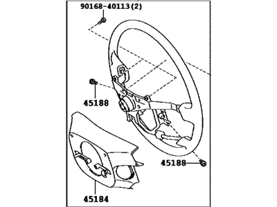 Toyota 45100-0W270-B1 Wheel Assembly, Steering