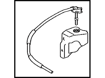 2007 Toyota Camry Coolant Reservoir - 16470-28100