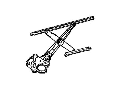 Toyota 69801-33060 Regulator Sub-Assy, Front Door Window, RH