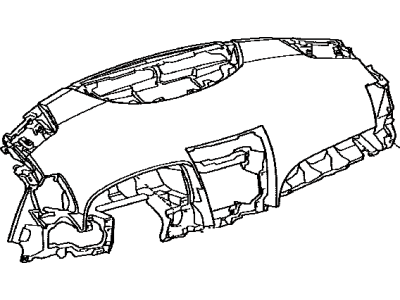 Toyota 55401-06091-B1 Pad Sub-Assembly, Instrument