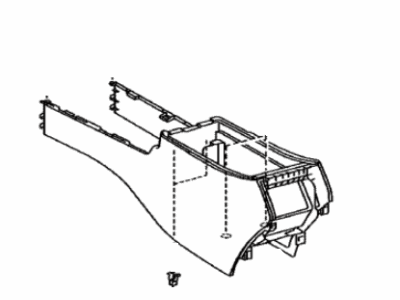 Toyota 58810-33200-E0 Box Assembly, Console