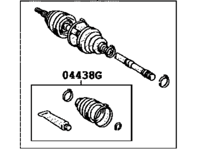 2009 Toyota Camry CV Joint - 43460-09M20