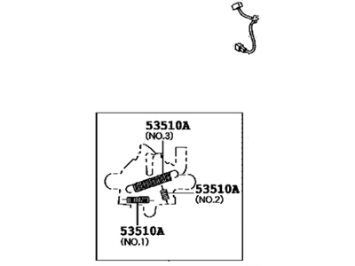 2010 Toyota Camry Hood Latch - 53510-33270