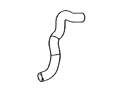 Toyota 16572-36060 Hose, Radiator, NO.2