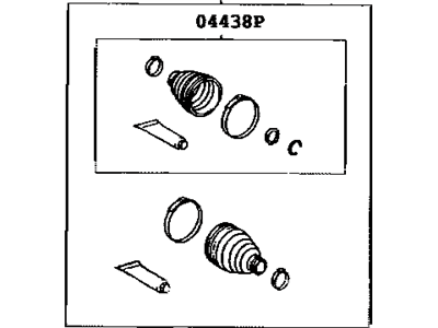2008 Toyota Sienna CV Boot - 04437-08011