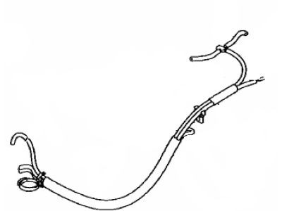 Toyota 17308-20180 Hose Sub-Assy, Vacuum