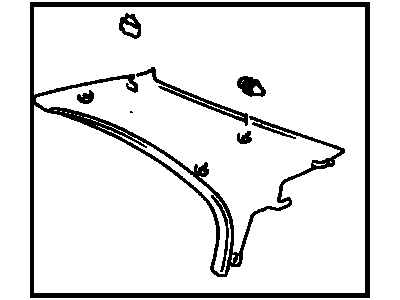 Toyota 62470-33030-B1 Garnish, Roof Side, Inner RH