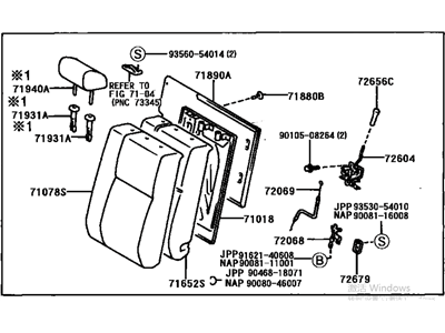 Toyota 71490-33181-B2