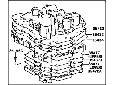 1997 Toyota Camry Valve Body - 35410-33100