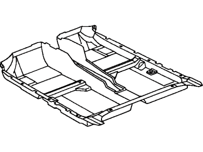 Toyota 58510-33330-G1 Carpet Assy, Floor, Front