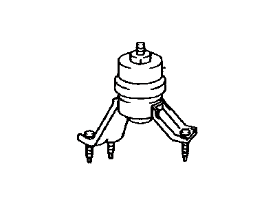 Toyota 12371-74530 Insulator, Engine Mounting, Rear