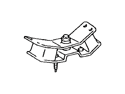 Toyota 12372-74570 INSULATOR, Engine Mounting, LH