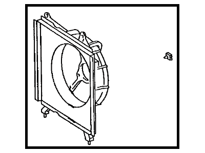 1999 Toyota Camry Fan Shroud - 16711-74611